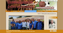 Desktop Screenshot of fussballzeitreise.de